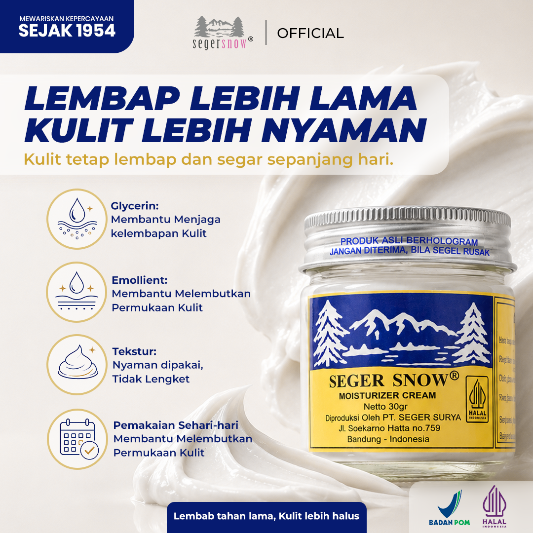 Seger Snow Moisturizer Cream 30gr