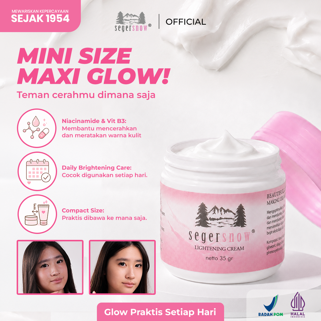 Seger Snow Lightening Cream Pot 35gr