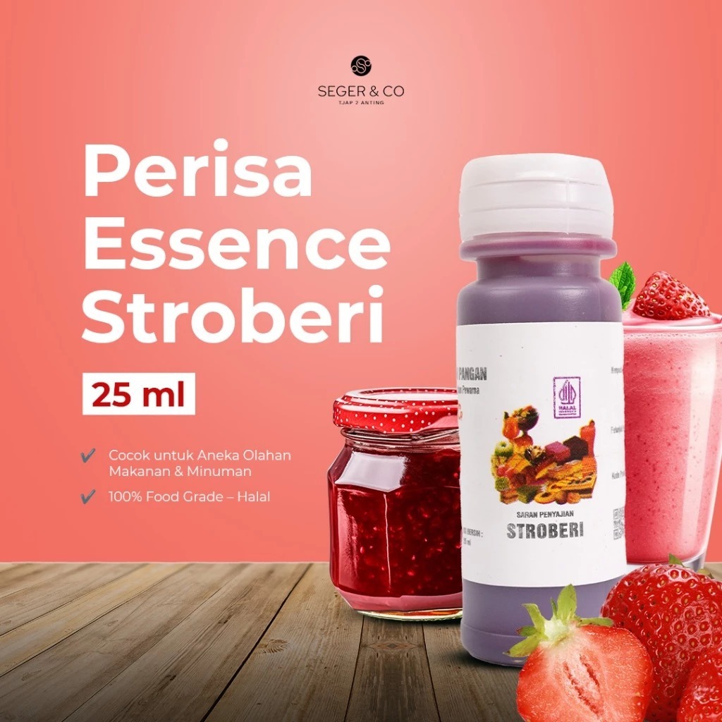 Seger & Co Perisa Essence Strawberry 25ml
