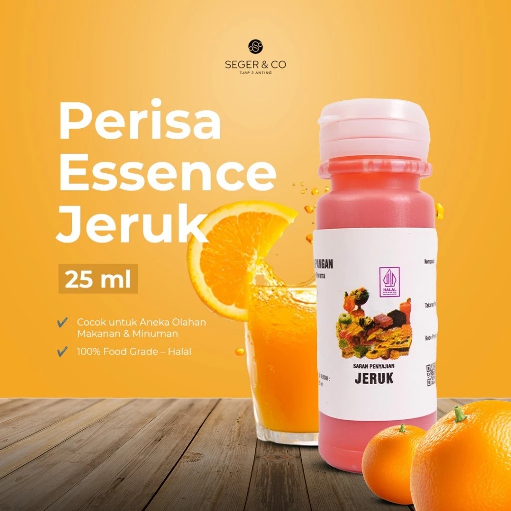 Seger & Co Perisa Essence Jeruk 25ml
