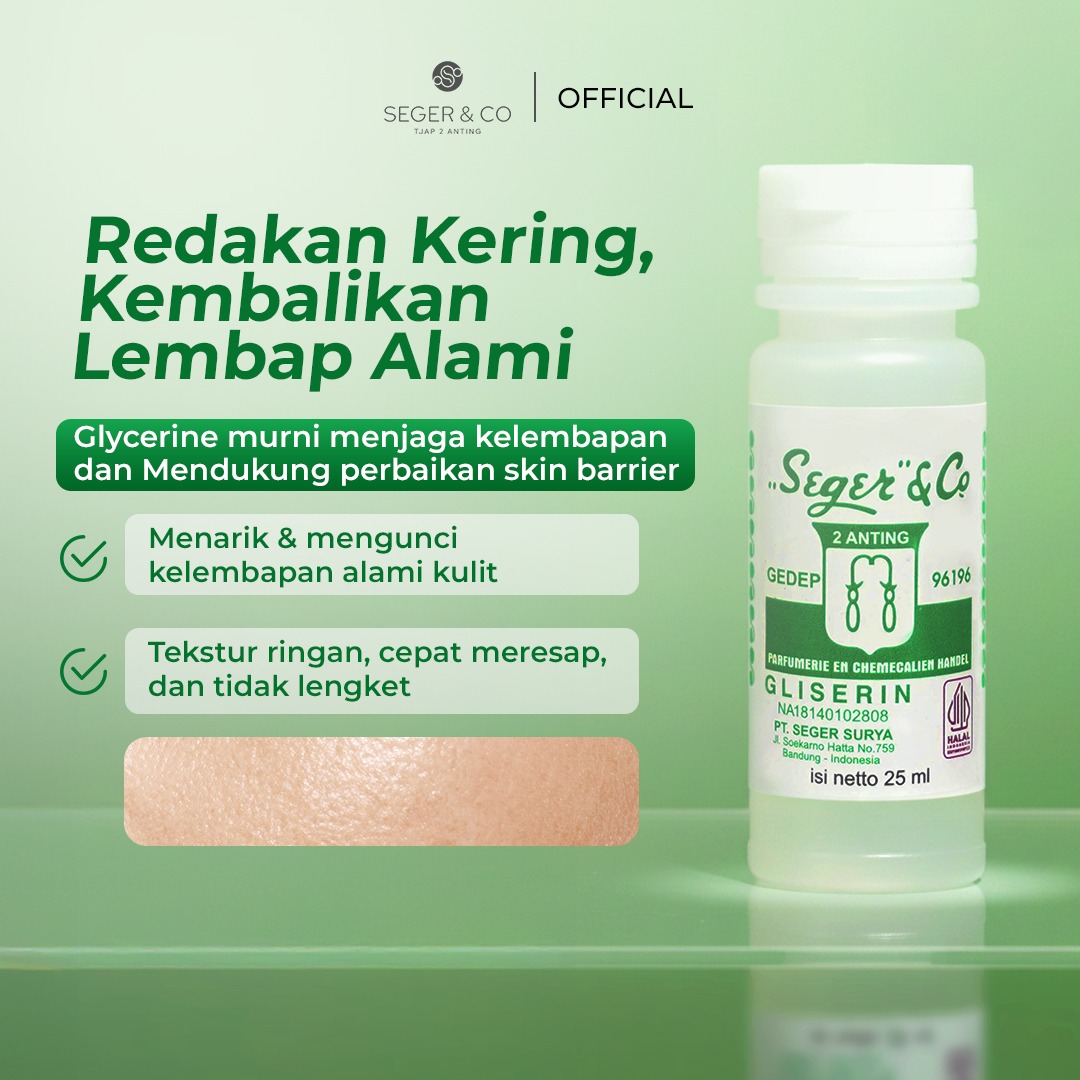 (BELI 1 GRATIS 1) Seger & Co Gliserin 25ml