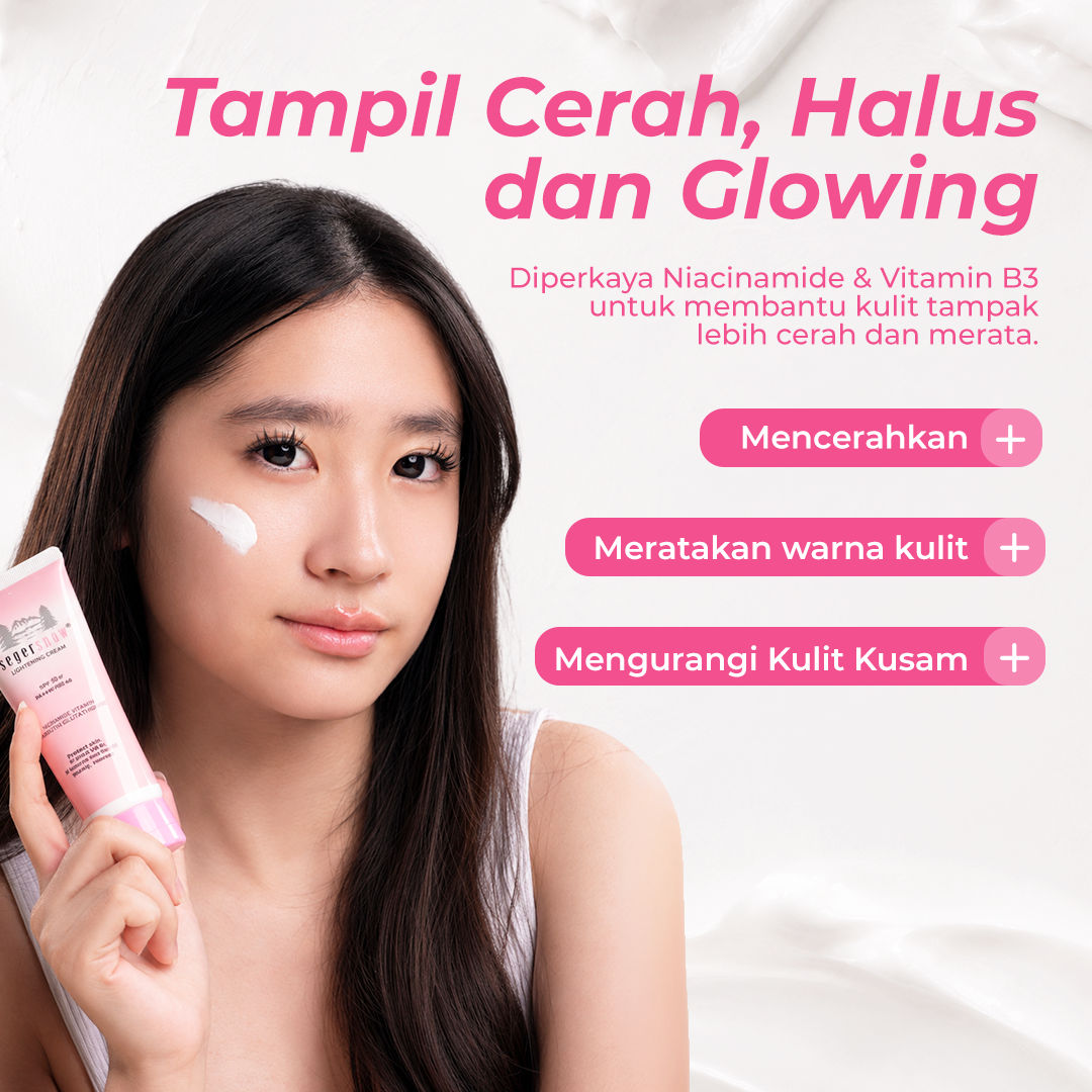 (BELI 1 GRATIS 1) Seger Snow Lightening Cream Tube 60gr