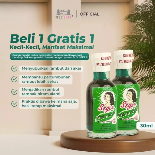 Image of (BELI 1 GRATIS 1) Seger Minyak Urang Aring Bundar 30 ml