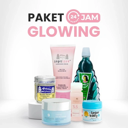 Image of Seger Snow Paket Glowing 24 jam | 6pcs produk Paket Perawatan Kulit Wajah | Membantu Menjaga Kulit Glowing dan Sehat | Melembabkan | Melembutkan | Mencerahkan