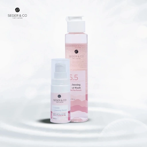 Image of Seger & Co Combo Brightening – Ultimate Lightening Serum 15ml & Brightening Facial Wash 100ml