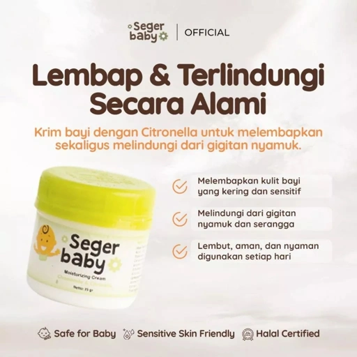 Image of Seger Baby Moisturizing Cream Chamomile Chitronela 35gr