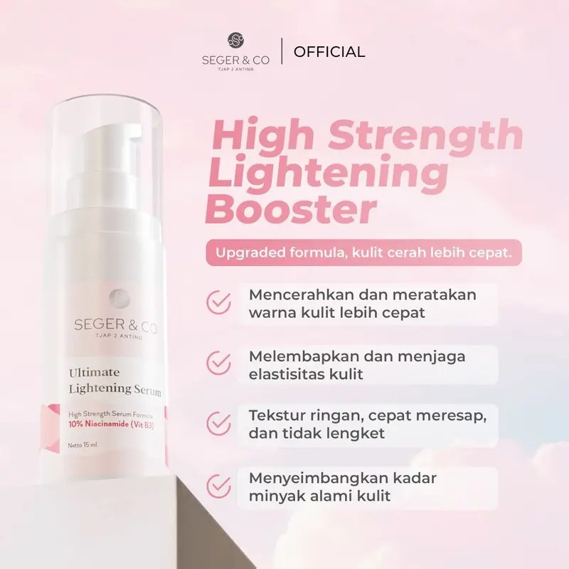 Seger & Co Ultimate Lightening Serum 15ml Niacinamide 10%