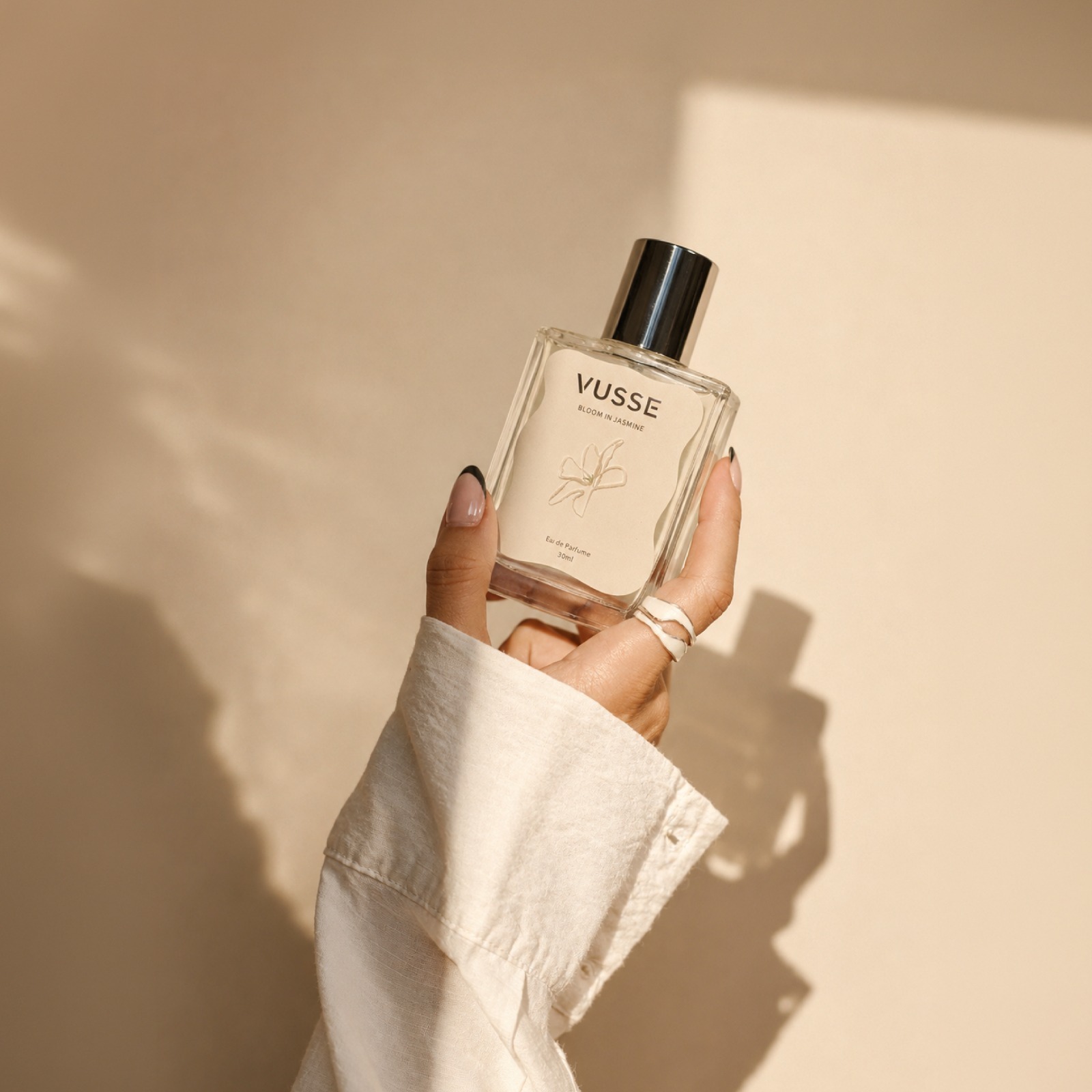 Vusse by Seger Snow Bloom in Jasmine Eau De Parfum | Parfum Jasmine Tahan Lama, Fresh, Ringan, dan Nyaman Digunakan Sehari-hari