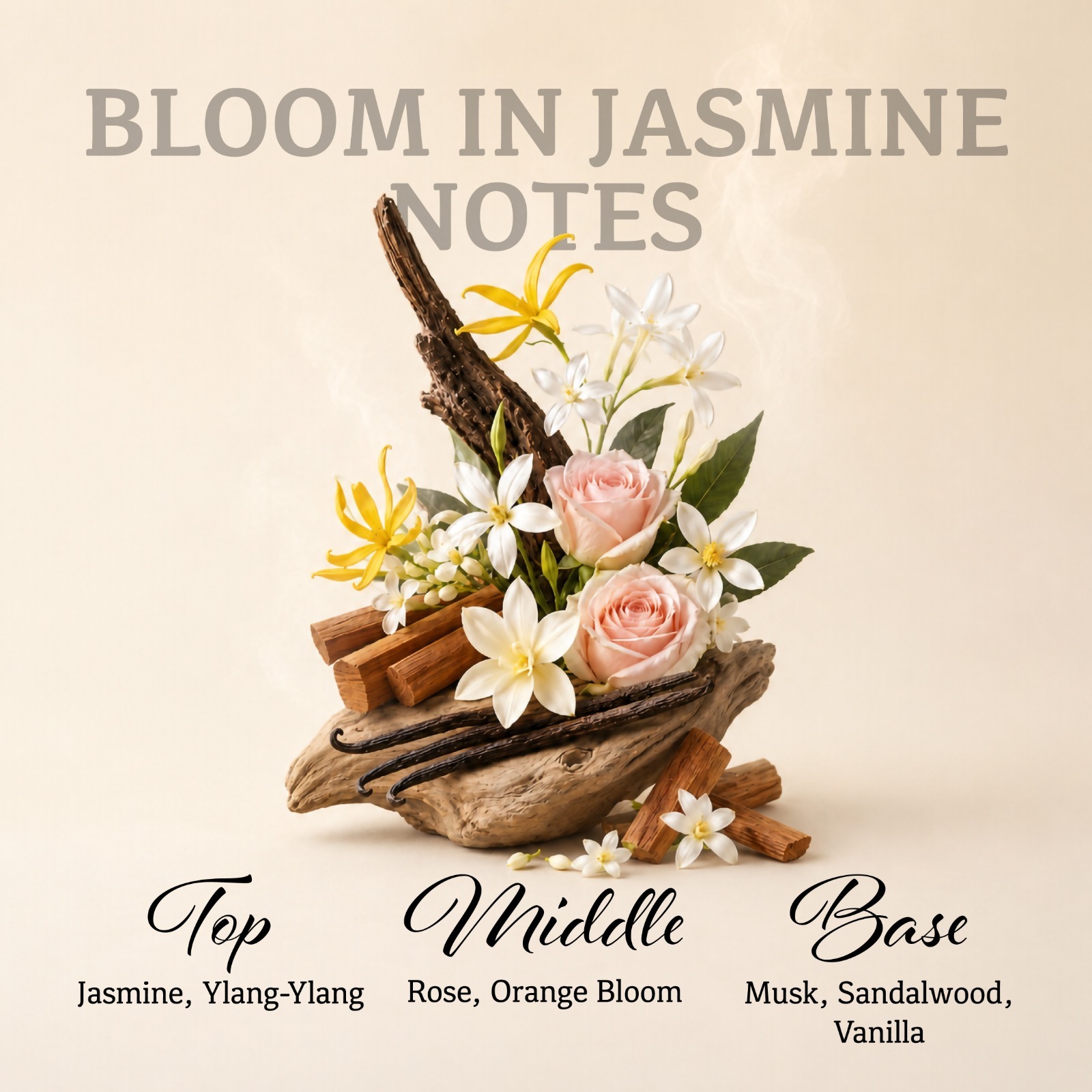 Vusse by Seger Snow Bloom in Jasmine Eau De Parfum | Parfum Jasmine Tahan Lama, Fresh, Ringan, dan Nyaman Digunakan Sehari-hari