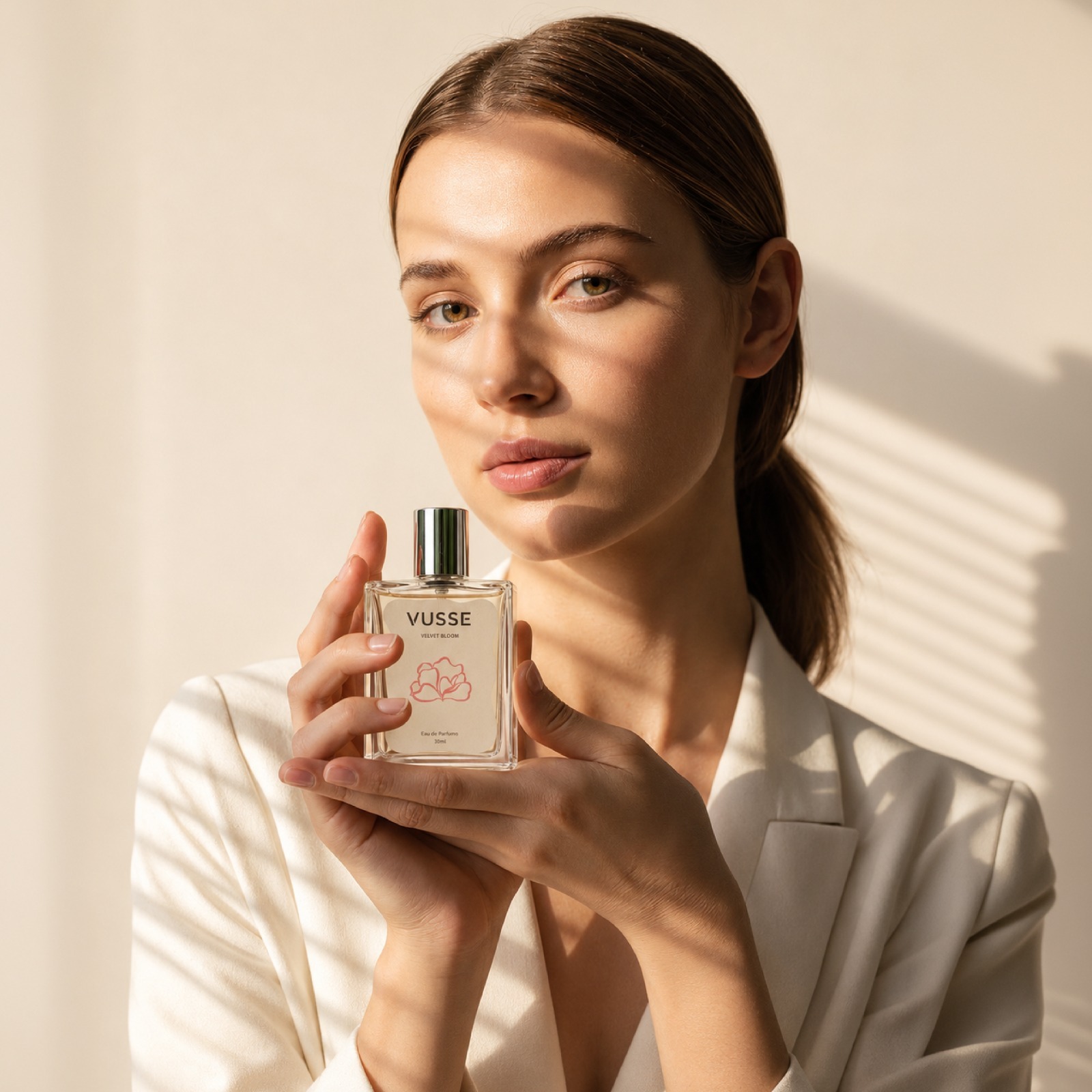Vusse by Seger Snow Velvet Bloom Eau De Parfum | Parfum Floral Tahan Lama, Elegan, Ringan, dan Nyaman Digunakan Sehari-hari dengan Aroma Bunga Sakura Segar dan Lembut