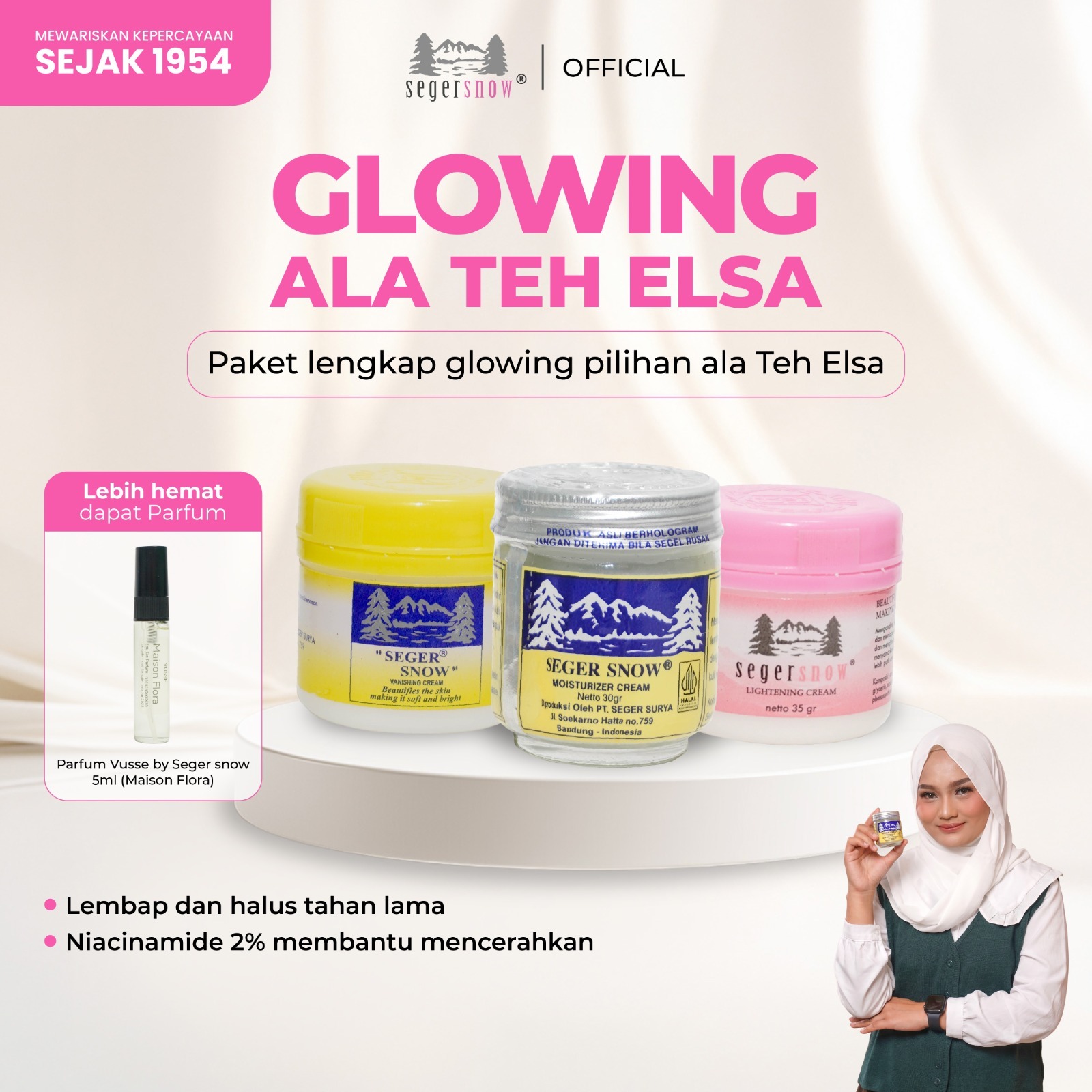 Seger Snow Paket Glowing Ala Elsa