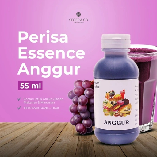 Image of Seger & Co Perisa Essence Anggur 55ml