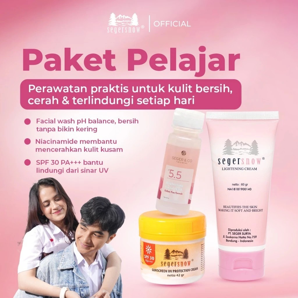 Seger Snow Paket Pelajar Brightening