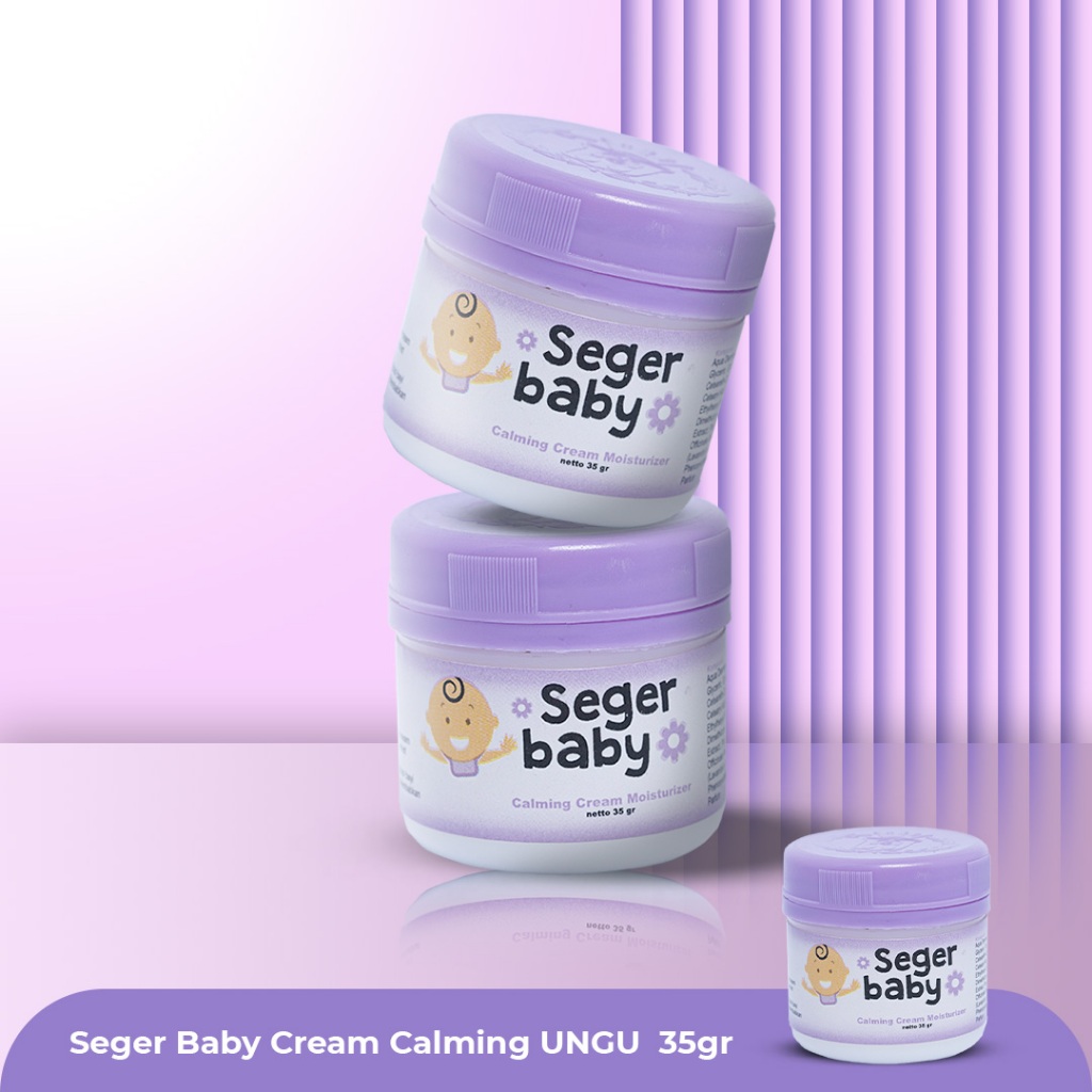 Seger Baby Calming Moisturizing Cream Jojoba Lavender Essential Oil 35gr