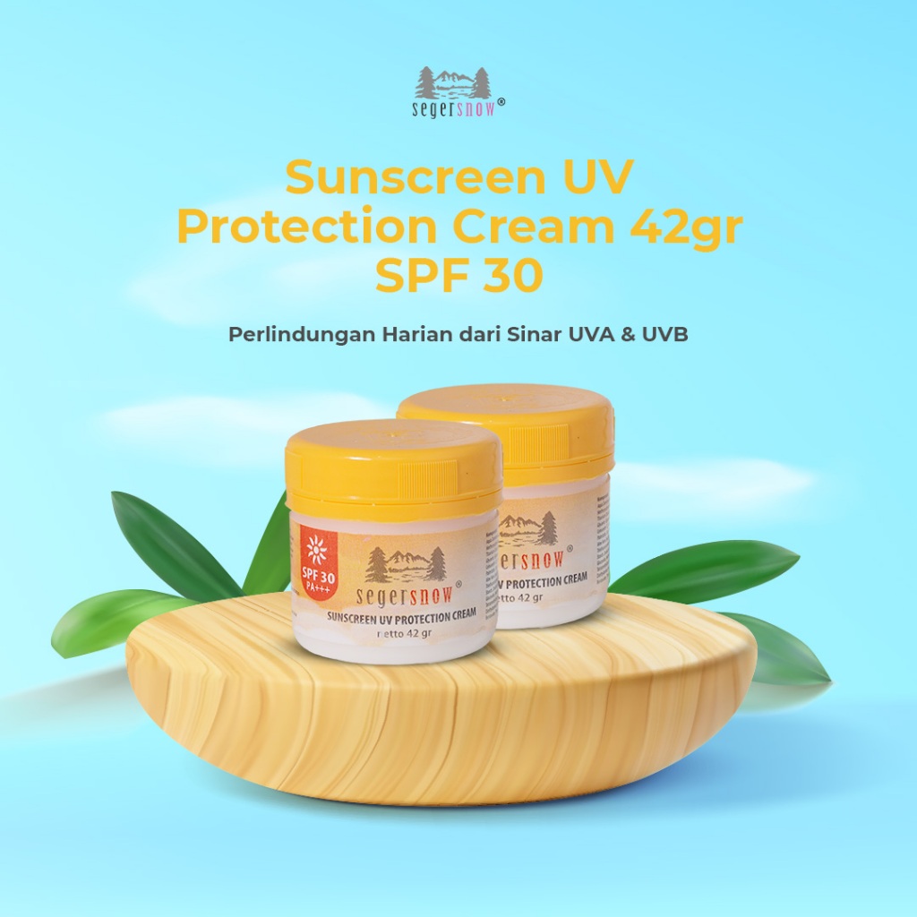 Seger Snow Sunscreen UV Protection Cream 42gr SPF 30 PA+++