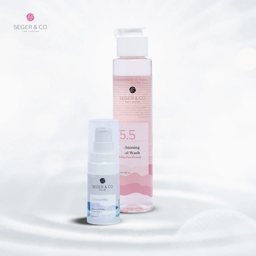 Image of Seger & Co Bundle 2in1 Brightening Facial Wash 100ml & Moistuizing Serum 15ml | Mencerahkan & Melembabkan Wajah