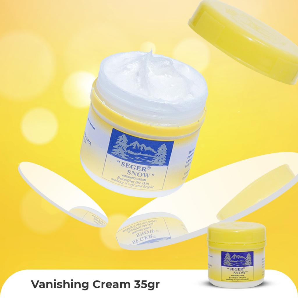 Seger Snow Bundle 5in1 – Vanishing Cream Botol Besar 35gr 5pcs