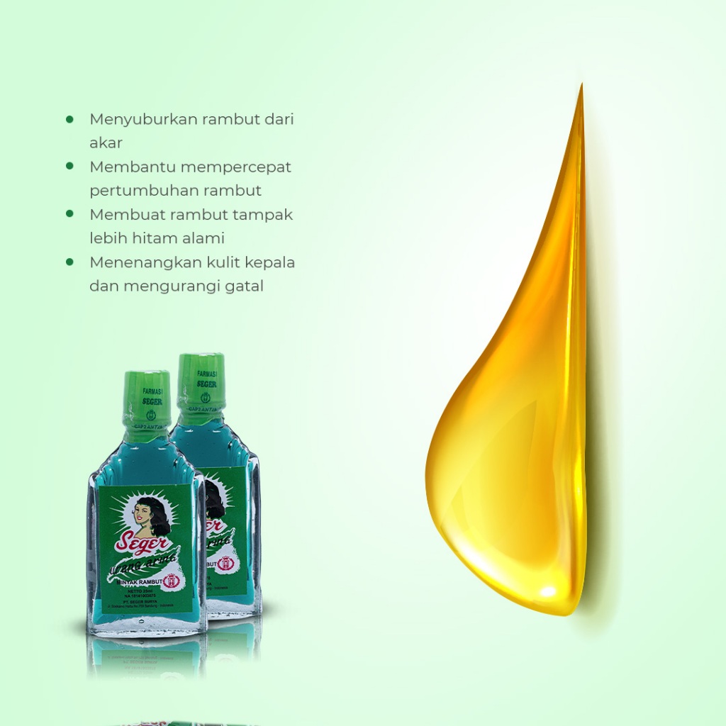 Seger Minyak Urang Aring Botol Kotak 25ml