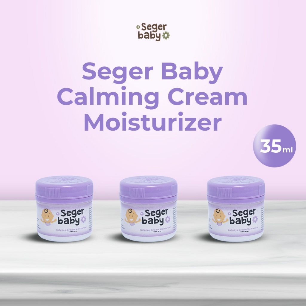 Seger Baby Calming Moisturizing Cream Jojoba Lavender Essential Oil 35gr