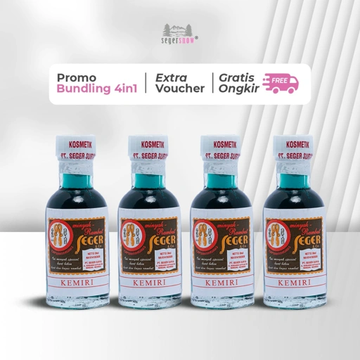 Image of Seger Snow Bundle 4in1 – Minyak Kemiri 30ml 4pcs