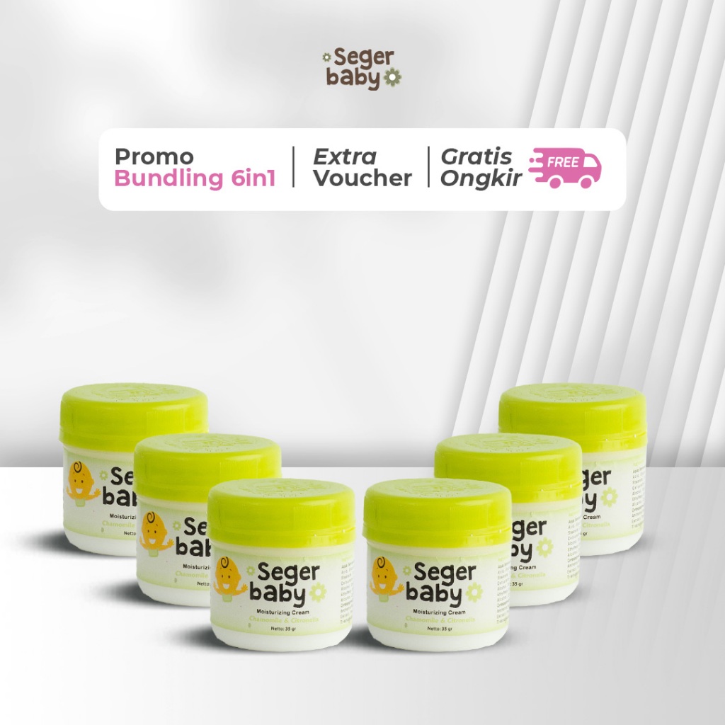 Seger Baby Bundle 6in1 – Moisturizer Cream Chamomile & Citronella 35gr 6pcs