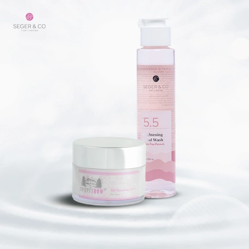 Image of Seger Snow Bundle 2in1 | Brightening Facial Wash 100ml & Ultimate Lightening Cream 30gr  | Mencerahkan dan Melembabkan Wajah