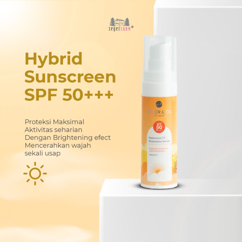 Seger & Co Sunscreen UV Protection Serum 30ml SPF 50 PA+++