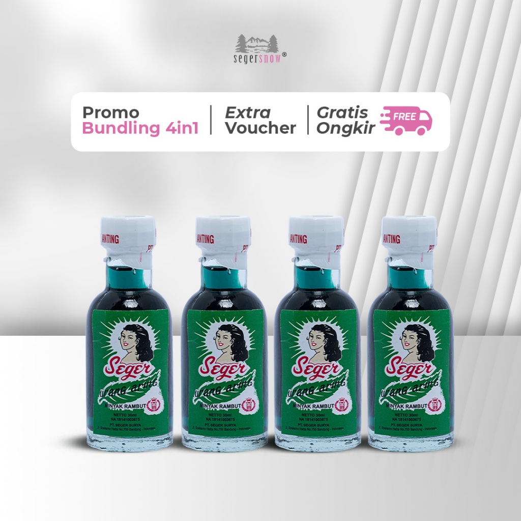 Seger Bundle 4in1 – Minyak Urang Aring Bundar 30ml 4pcs