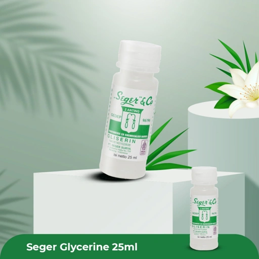 Image of Seger & Co Gliserin 25ml Pelembab Kulit Skin Treatment Untuk Kulit Kering dan Kaki Pecah | Melembabkan Kulit dan Bibir Halal BPOM