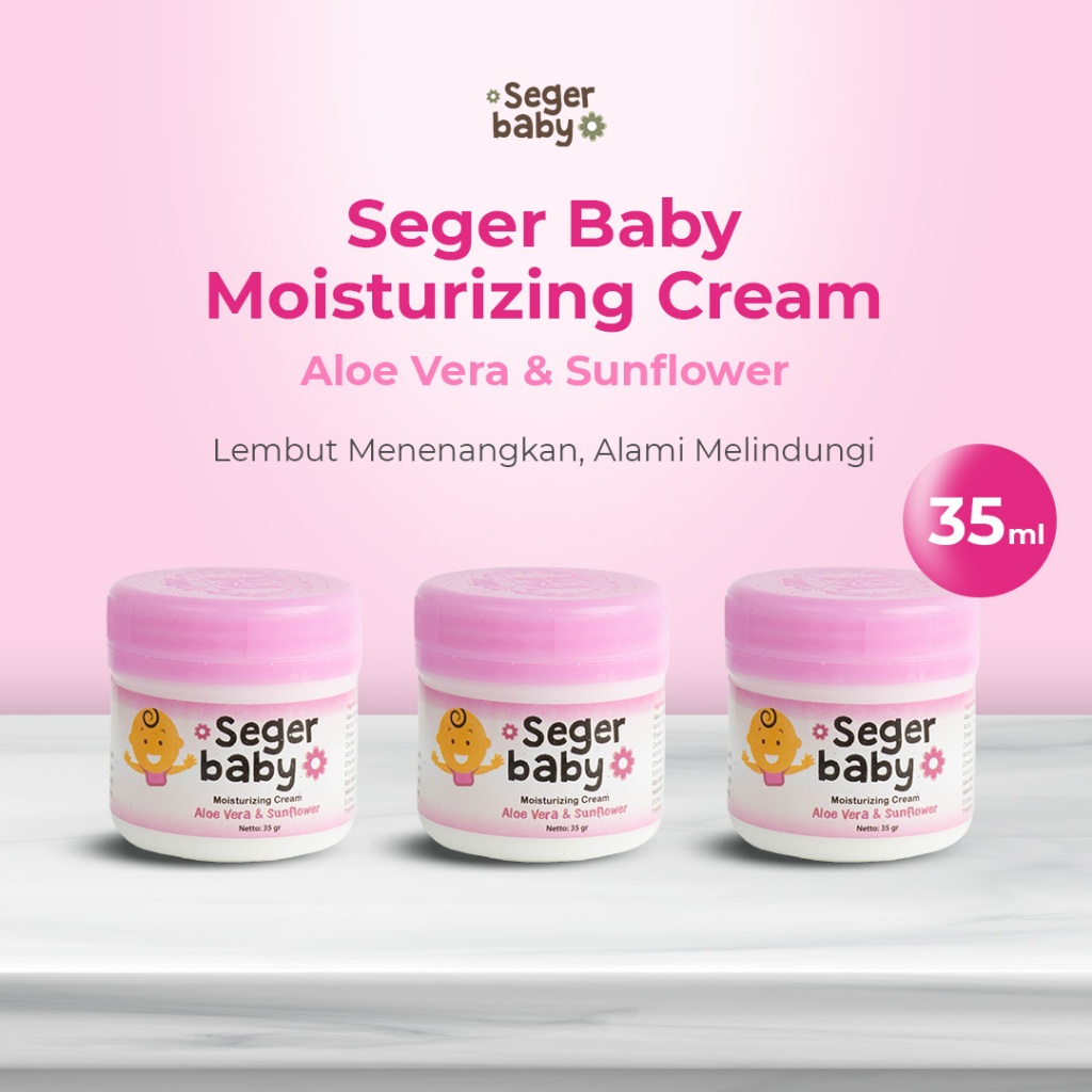 Seger Baby Moisturizing Cream Aloe Vera & Sunflower 35gr