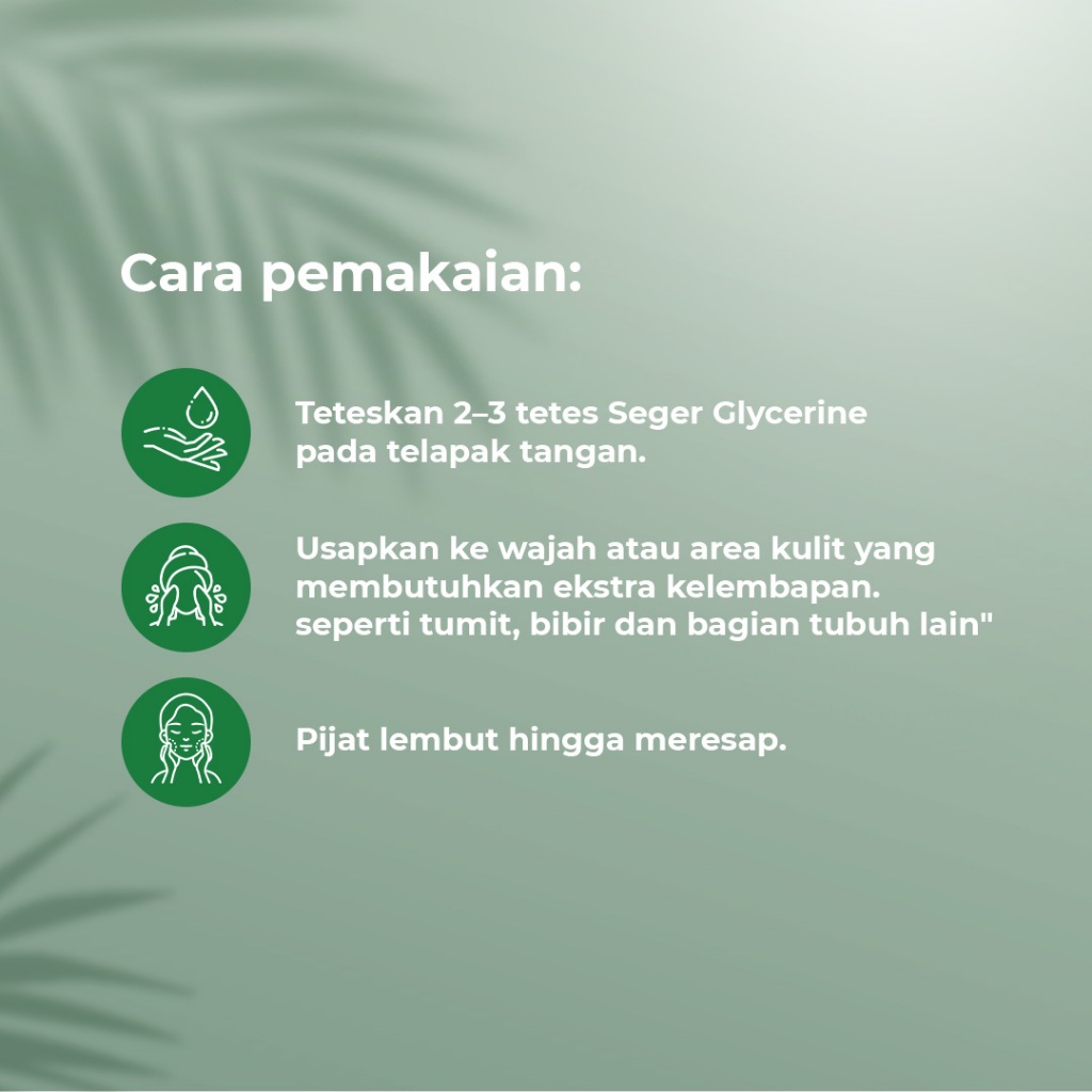 (BELI 1 GRATIS 1) Seger & Co Gliserin 25ml
