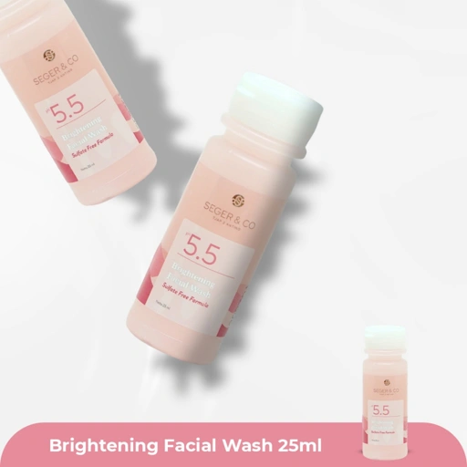 Image of Seger & Co – Brightening & Oil Control Facial Wash 25ml  pH 5.5 Sulfate Free Travel Size