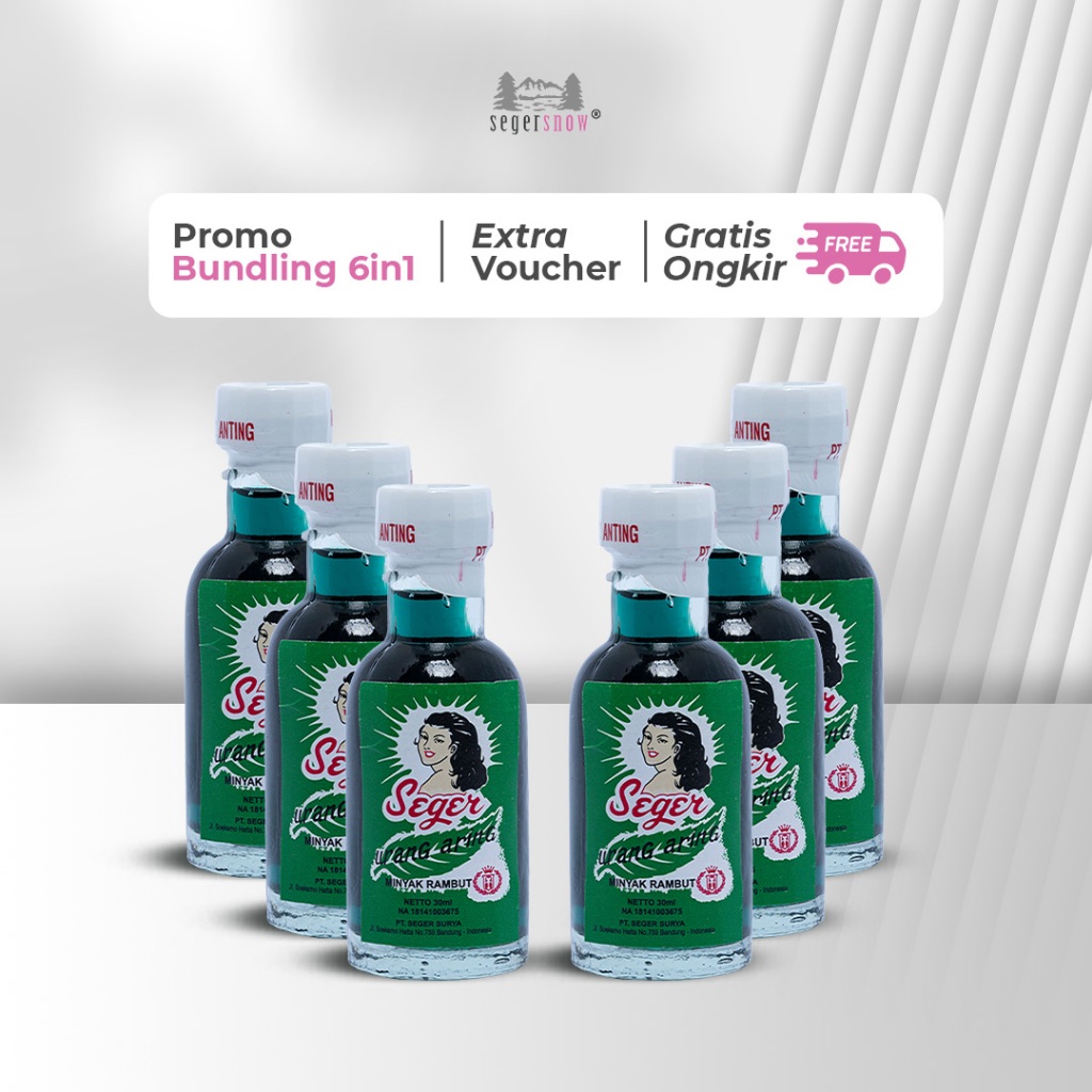 Seger Bundle 6in1 – Minyak Urang Aring Bundar 30ml 6pcs