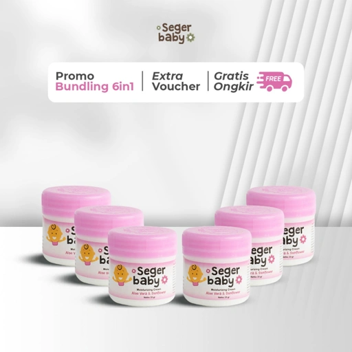 Image of Seger Baby Bundle 6in1 – Moisturizing Cream Aloe Vera & Sunflower 35g 6pcs