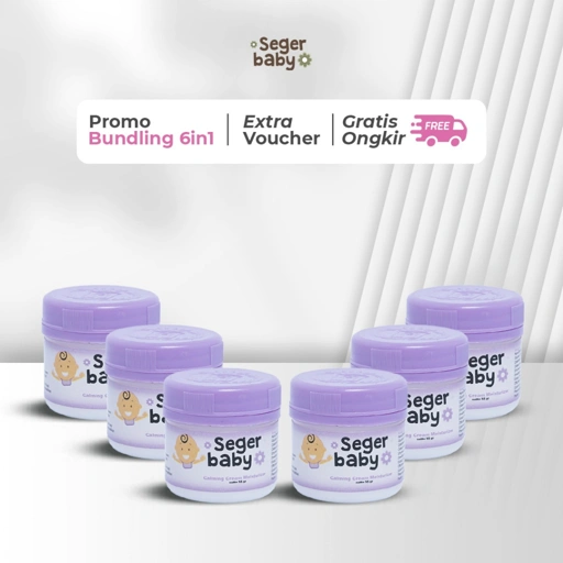 Image of Seger Baby Bundle 6in1 – Calming Cream Moisturizer 35gr Jojoba & Lavender Essential Oil 35gr 6pcs