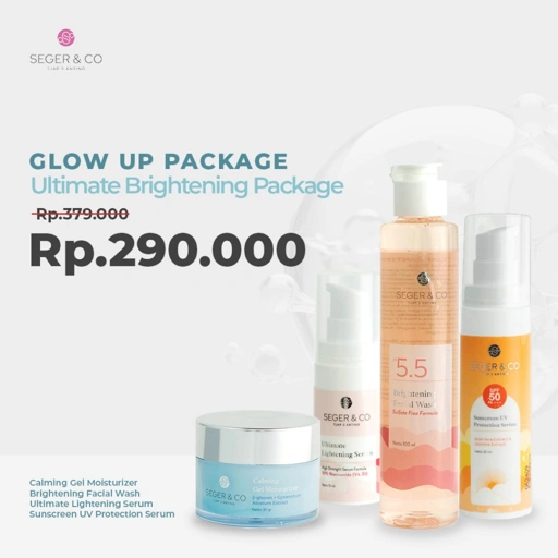 Image of Seger & Co Glow Up Package | Ultimate Brightening Package | Melembabkan & Mencerahkan Wajah