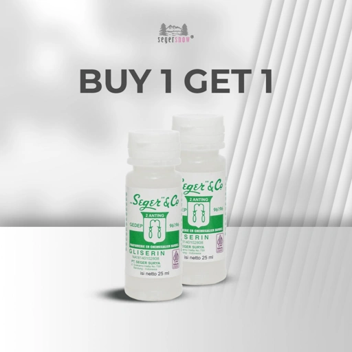(BELI 1 GRATIS 1) Seger & Co Gliserin 25ml