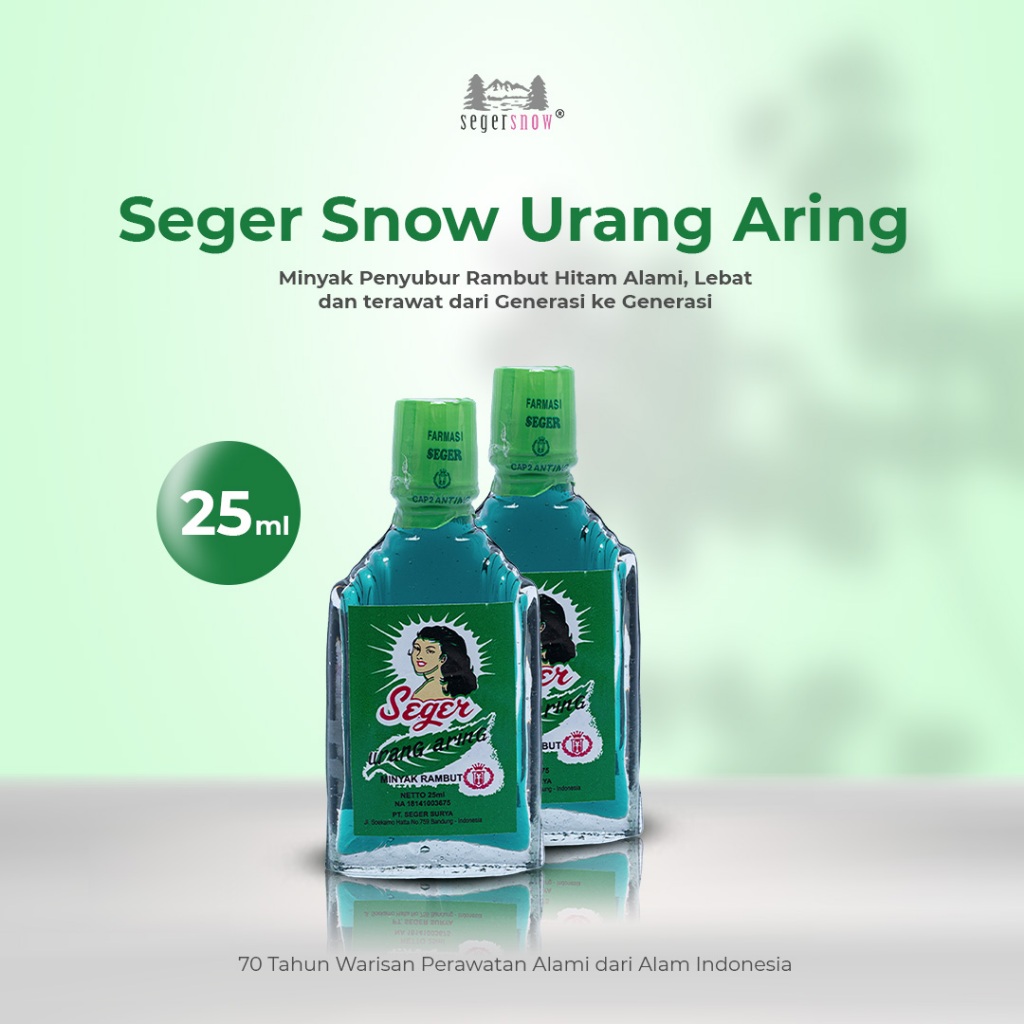 Seger Minyak Urang Aring Botol Kotak 25ml