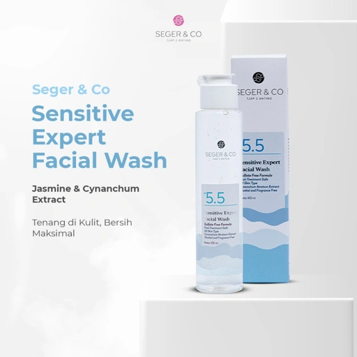 Image of Seger & Co Sensitive Expert Facial Wash 100ml pH 5.5 Sulfate Free