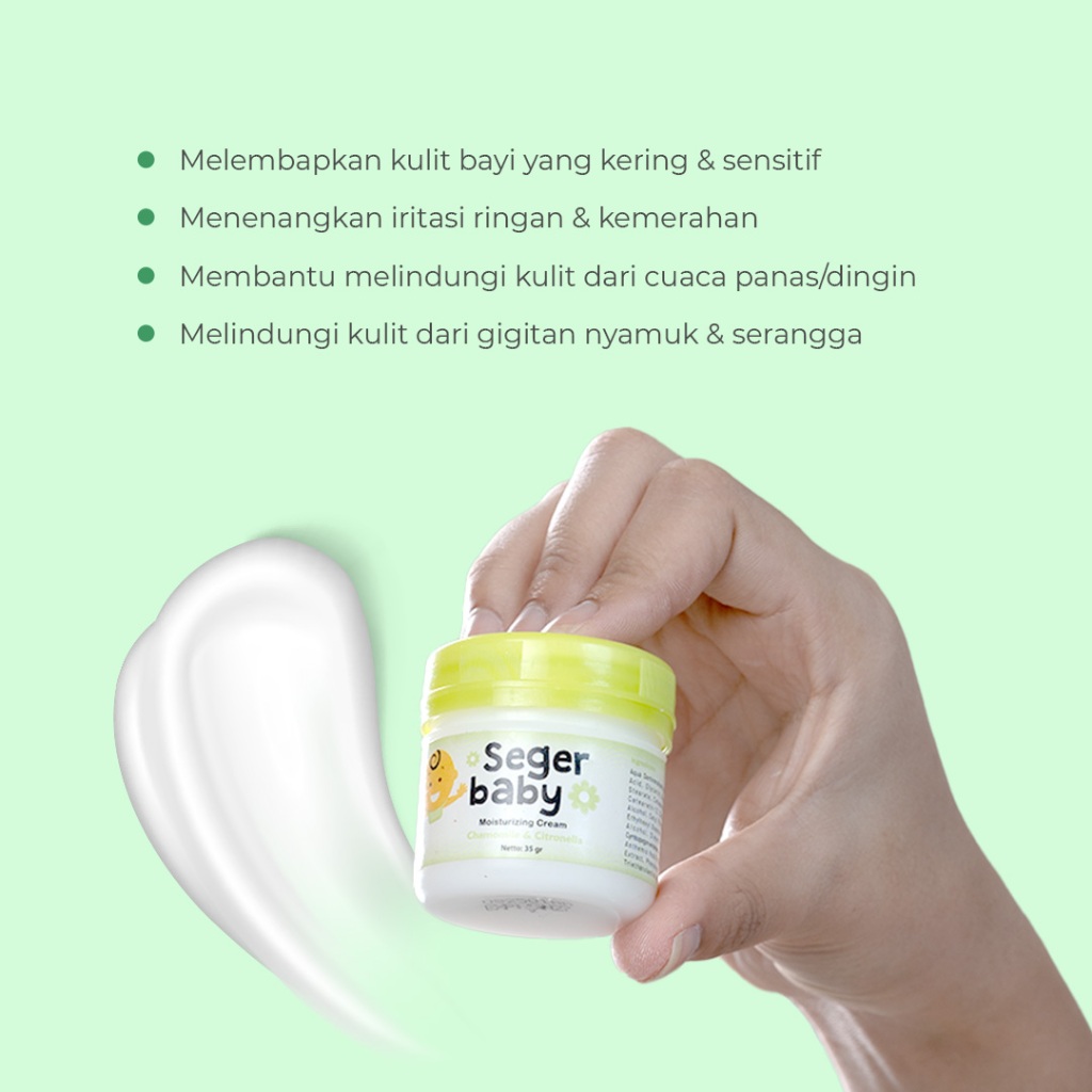 Seger Baby Bundle 6in1 – Moisturizer Cream Chamomile & Citronella 35gr 6pcs