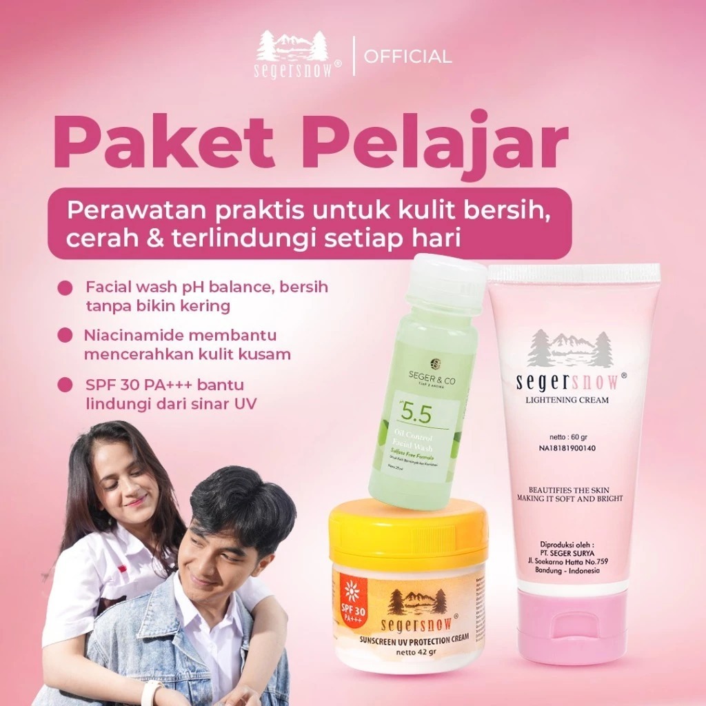 Seger Snow Paket Pelajar Oil Control