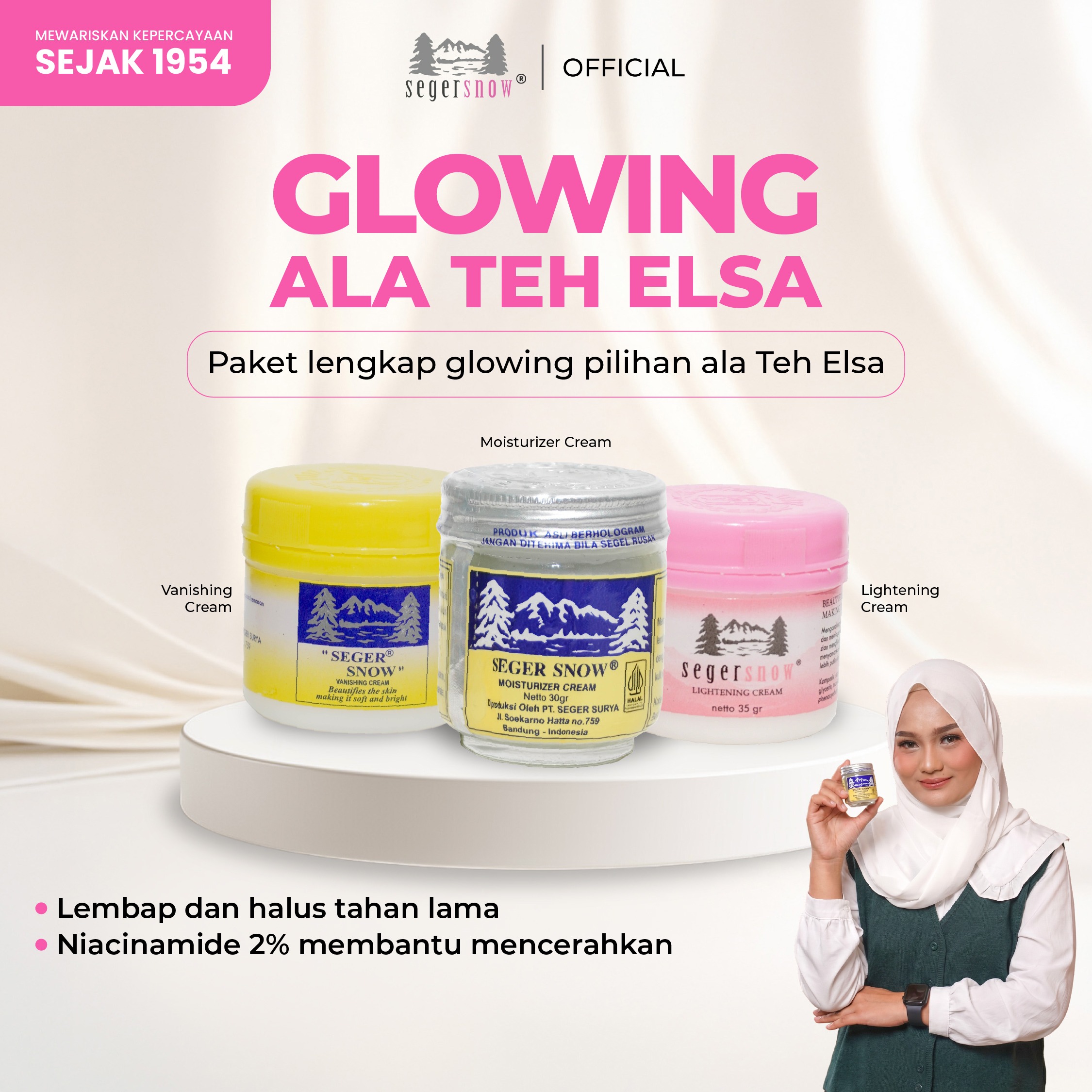 Seger Snow Paket Glowing Ala Elsa