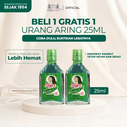 (BELI 1 GRATIS 1) Seger Minyak Urang Aring Kotak 25 ml