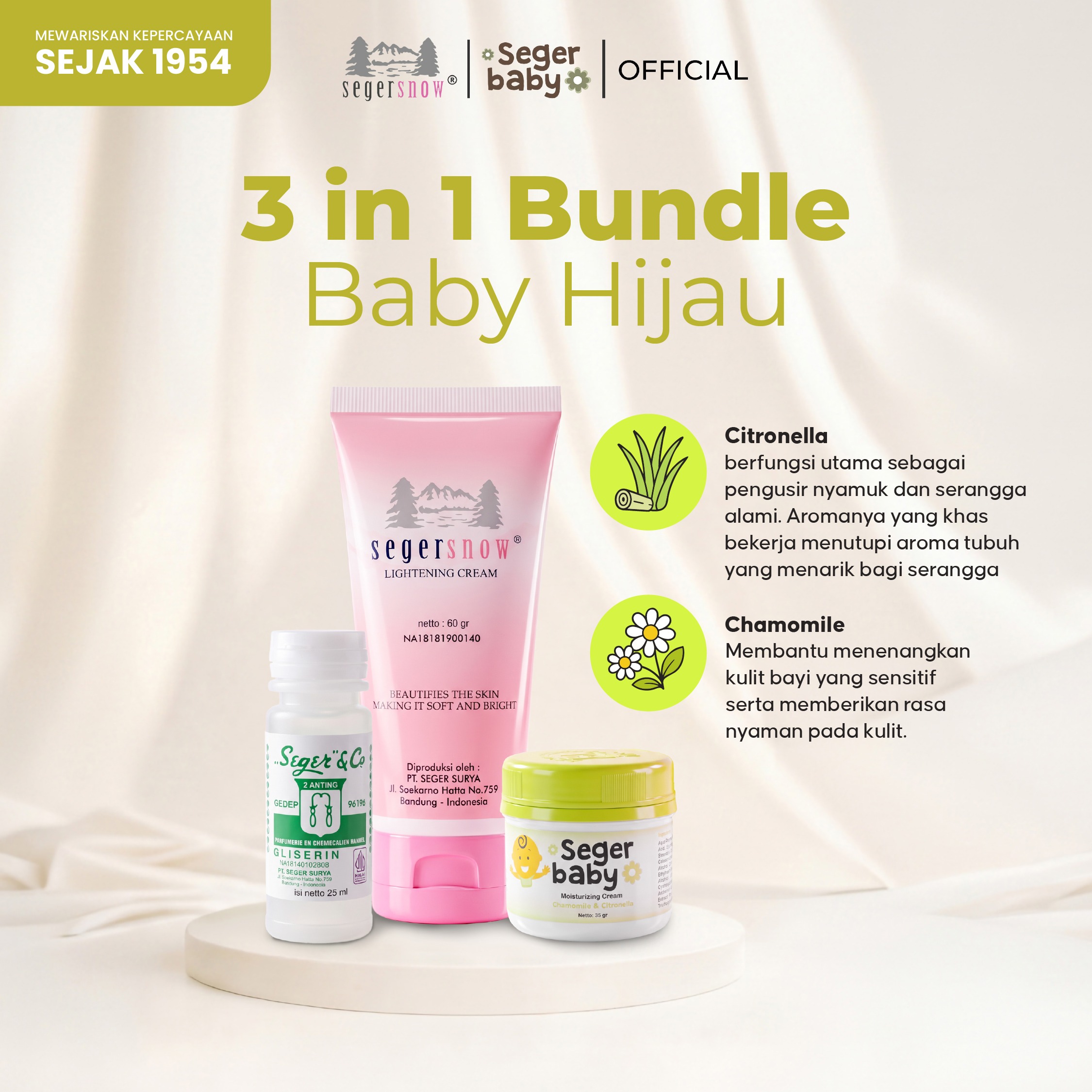 Seger Snow & Seger Baby Bundle 3in1
