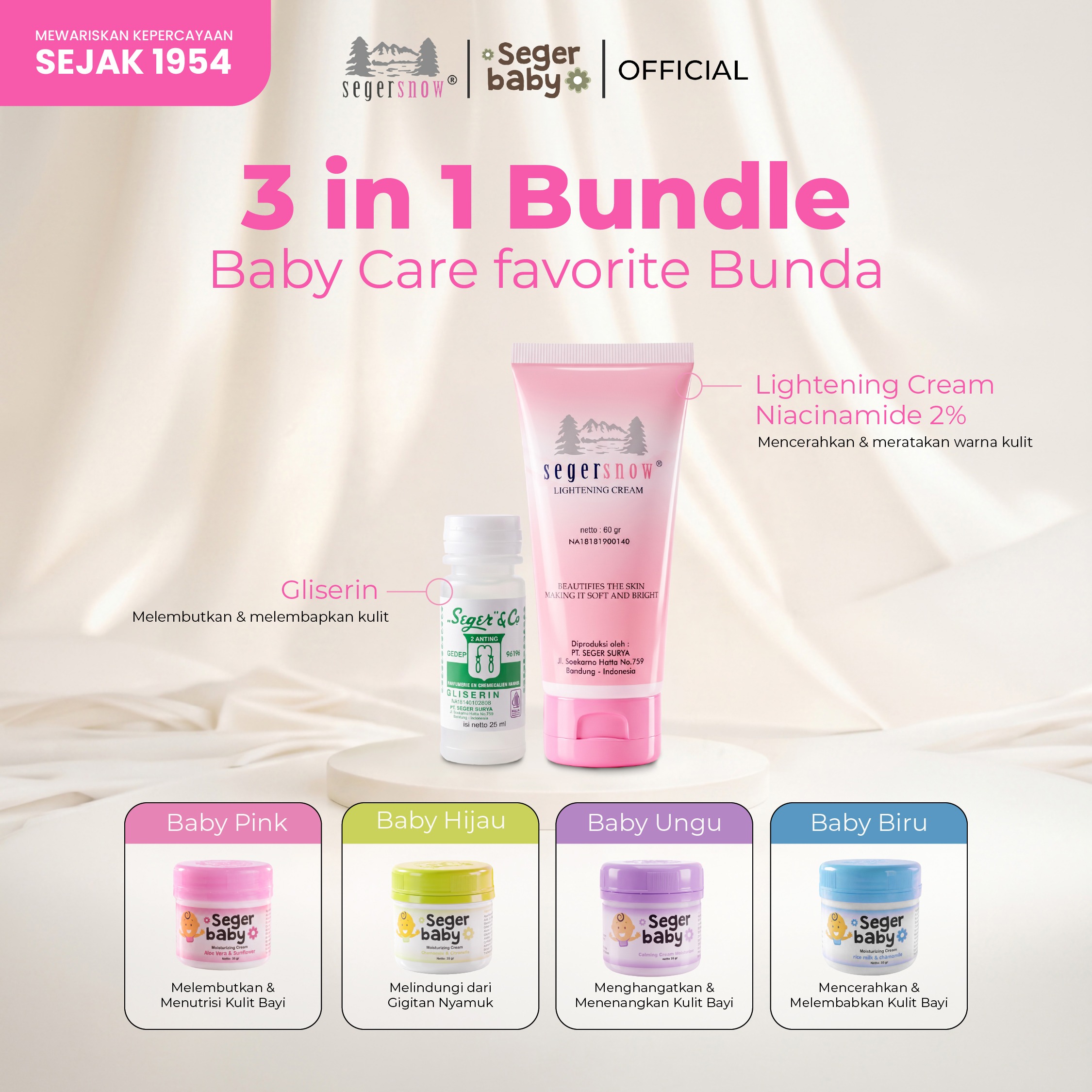 Seger Snow & Seger Baby Bundle 3in1