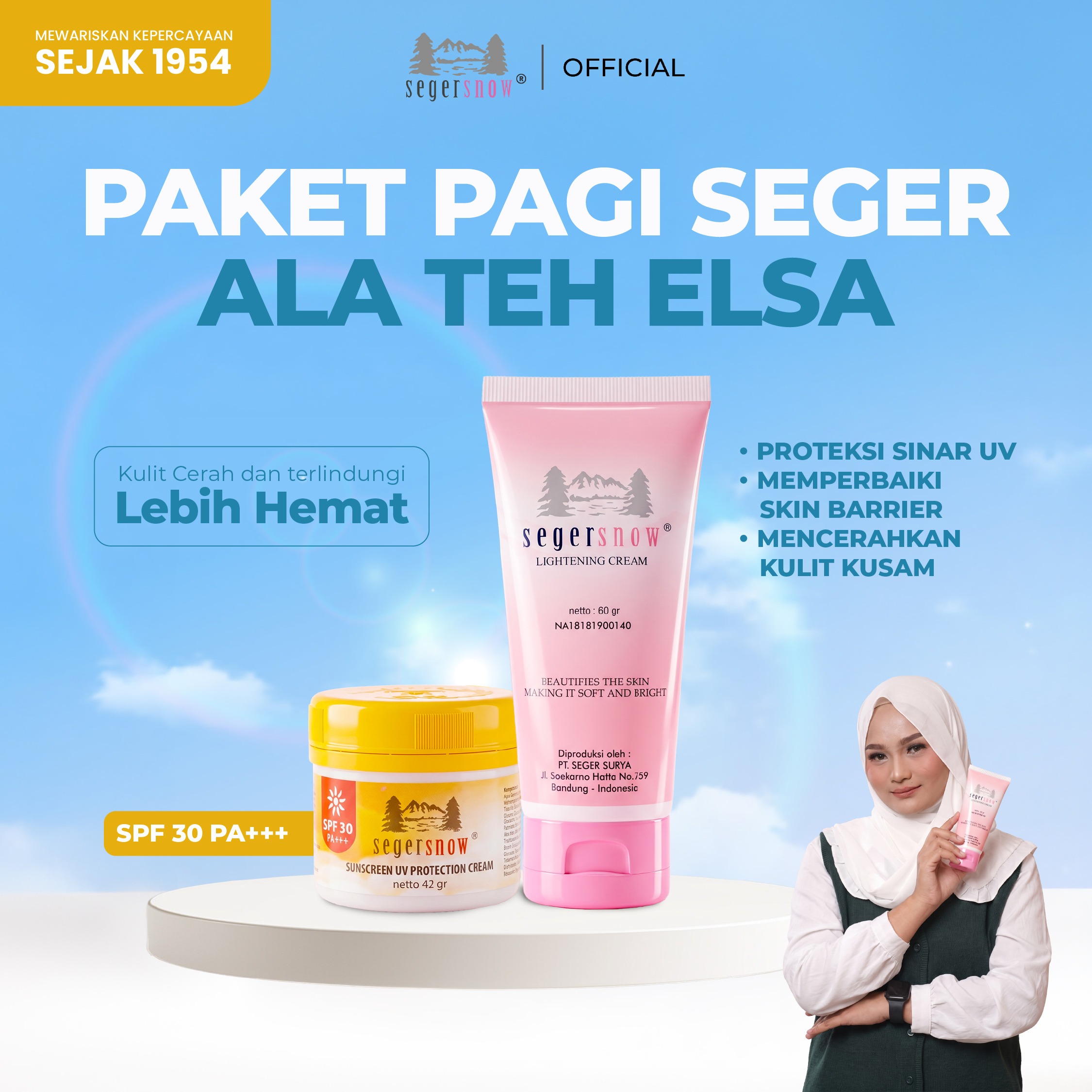 Seger Snow Paket Pagi Seger Ala Elsa