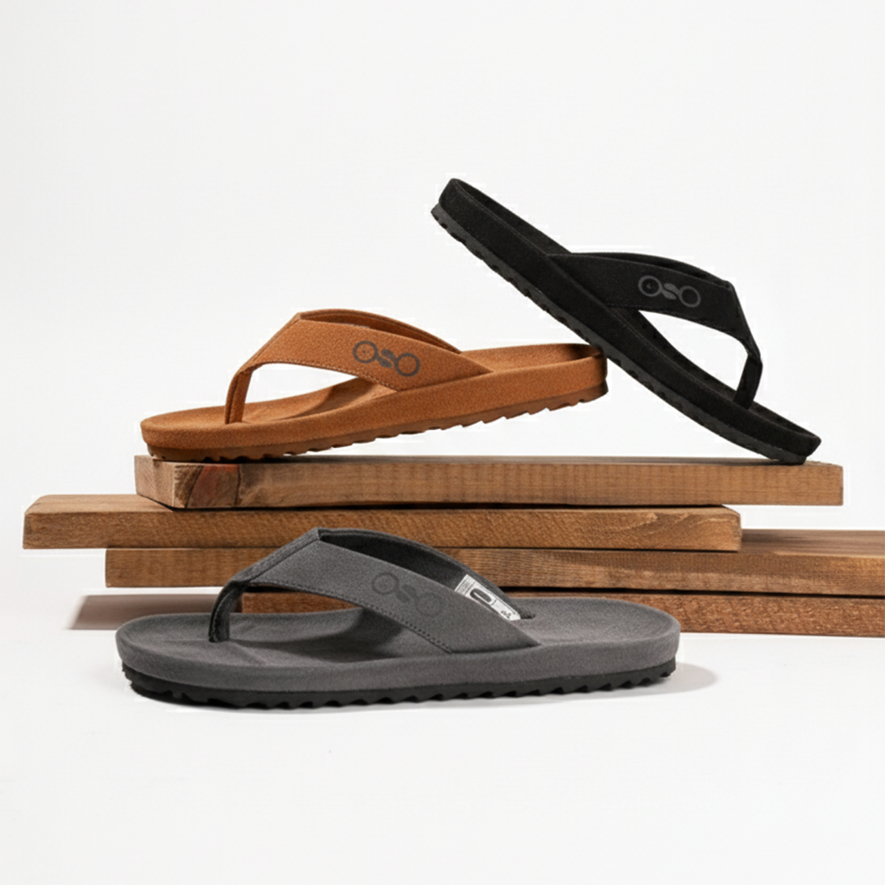 Kosong.Ltd Sandal Jepit Pria / Wanita - Grey