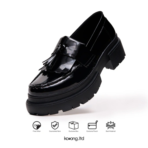 Image of Kosong.Ltd Sepatu Loafers Pria Wanita  SERENE - Black