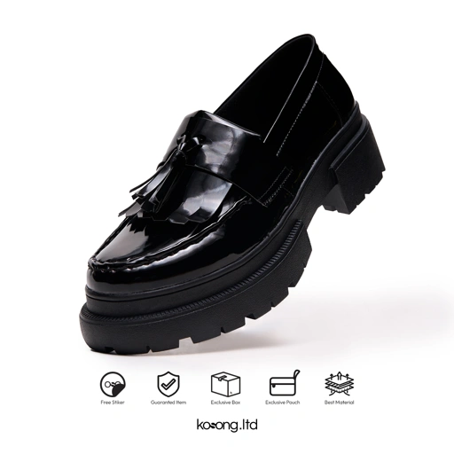Image of Kosong.Ltd Sepatu Loafers Pria Wanita  SERENE - Black