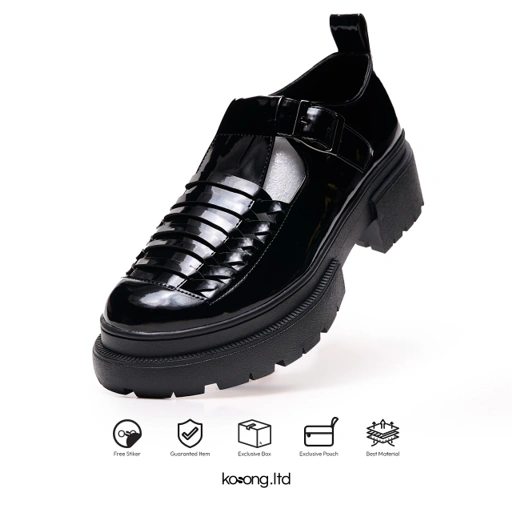 Image of Kosong.Ltd Sepatu Loafers Pria Wanita - ALLURE Black